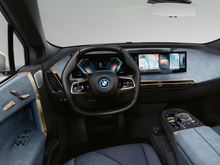 Bilde av interiør i BMW iX