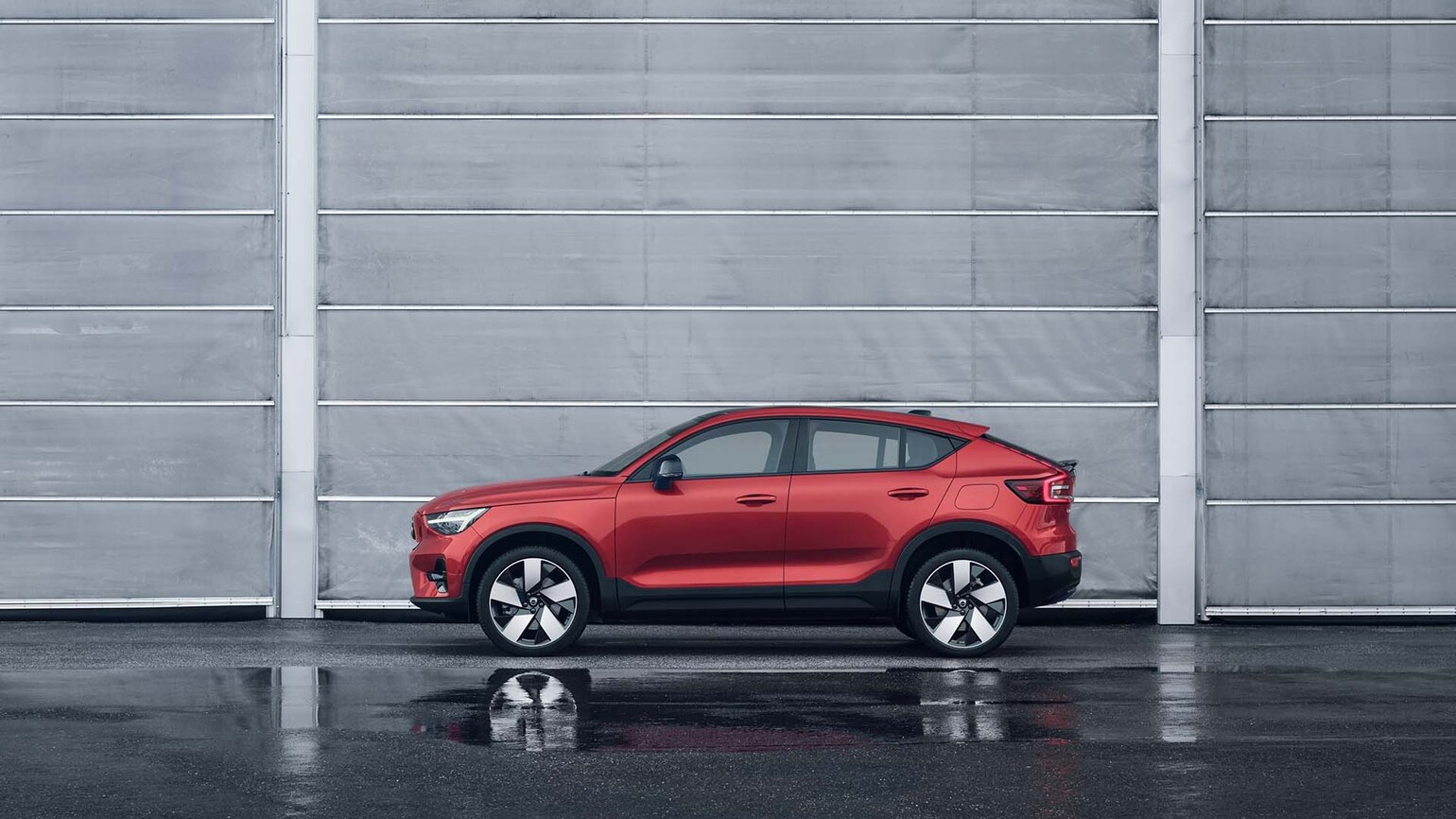 Rød Volvo C40 ny variant Bilia Rød Volvo C40 ny variant Bilia