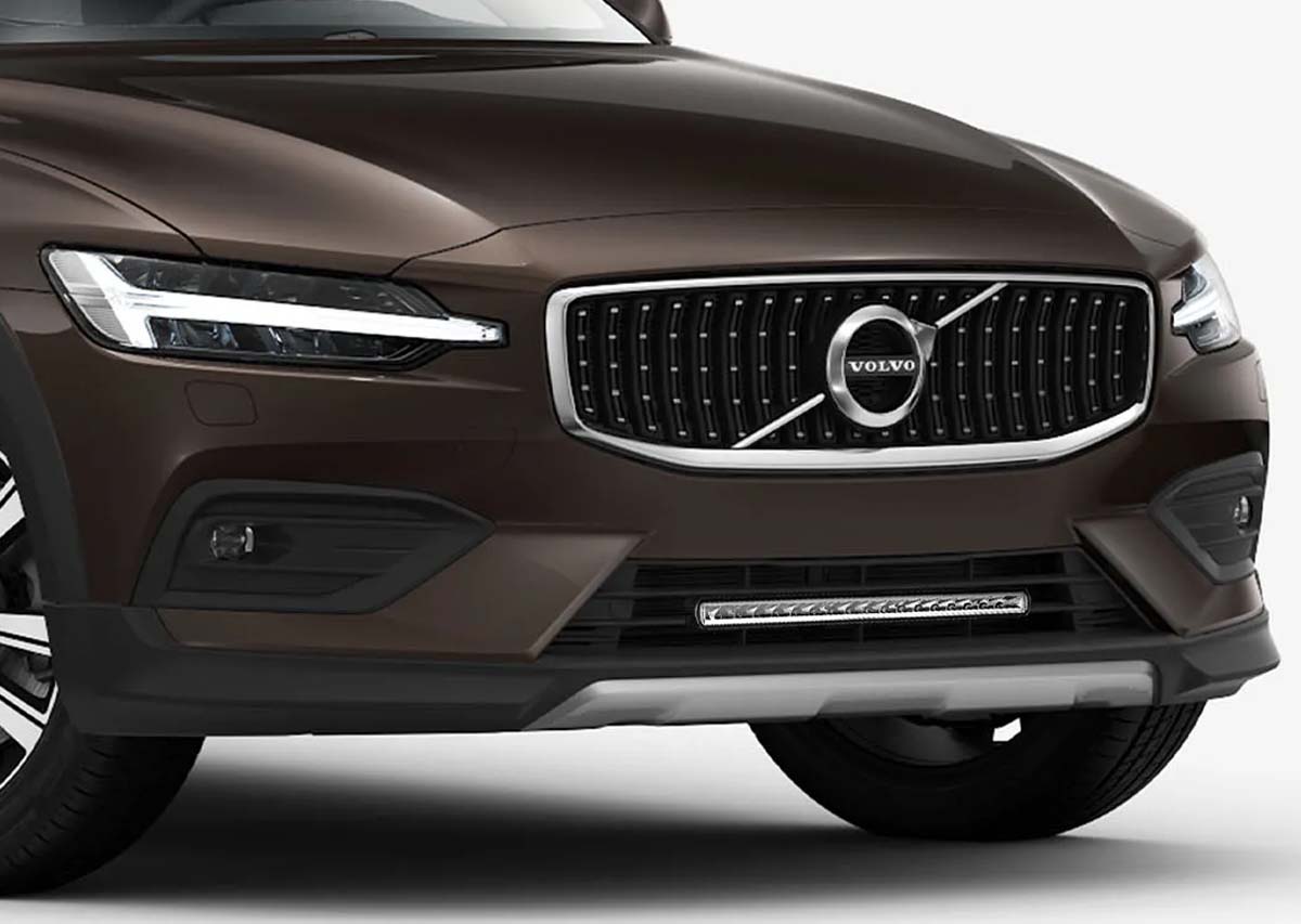 Bilde av en Volvo V60 med  Osram SX500-SP Ledbar