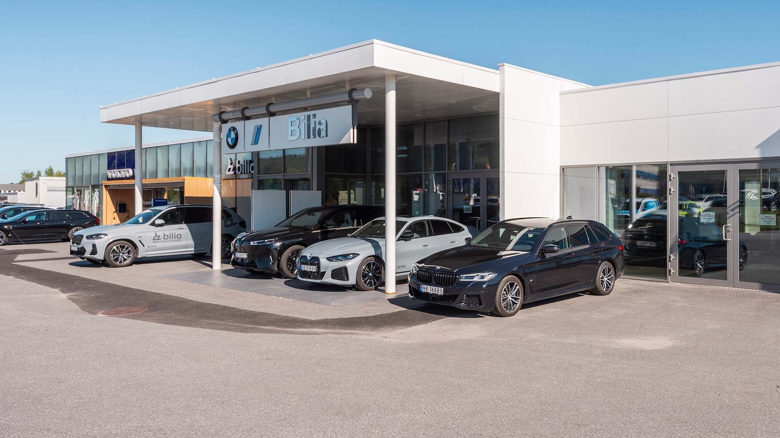 Bilia Kongsvinger BMW fasade