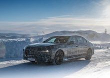 BMW i7 under vintertesting