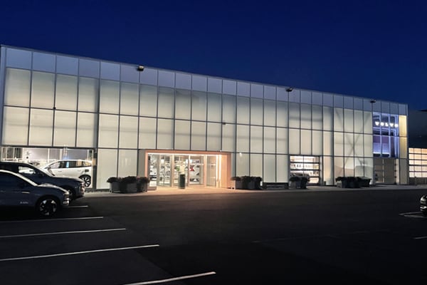 Bilia Jessheim Volvo - Fasade