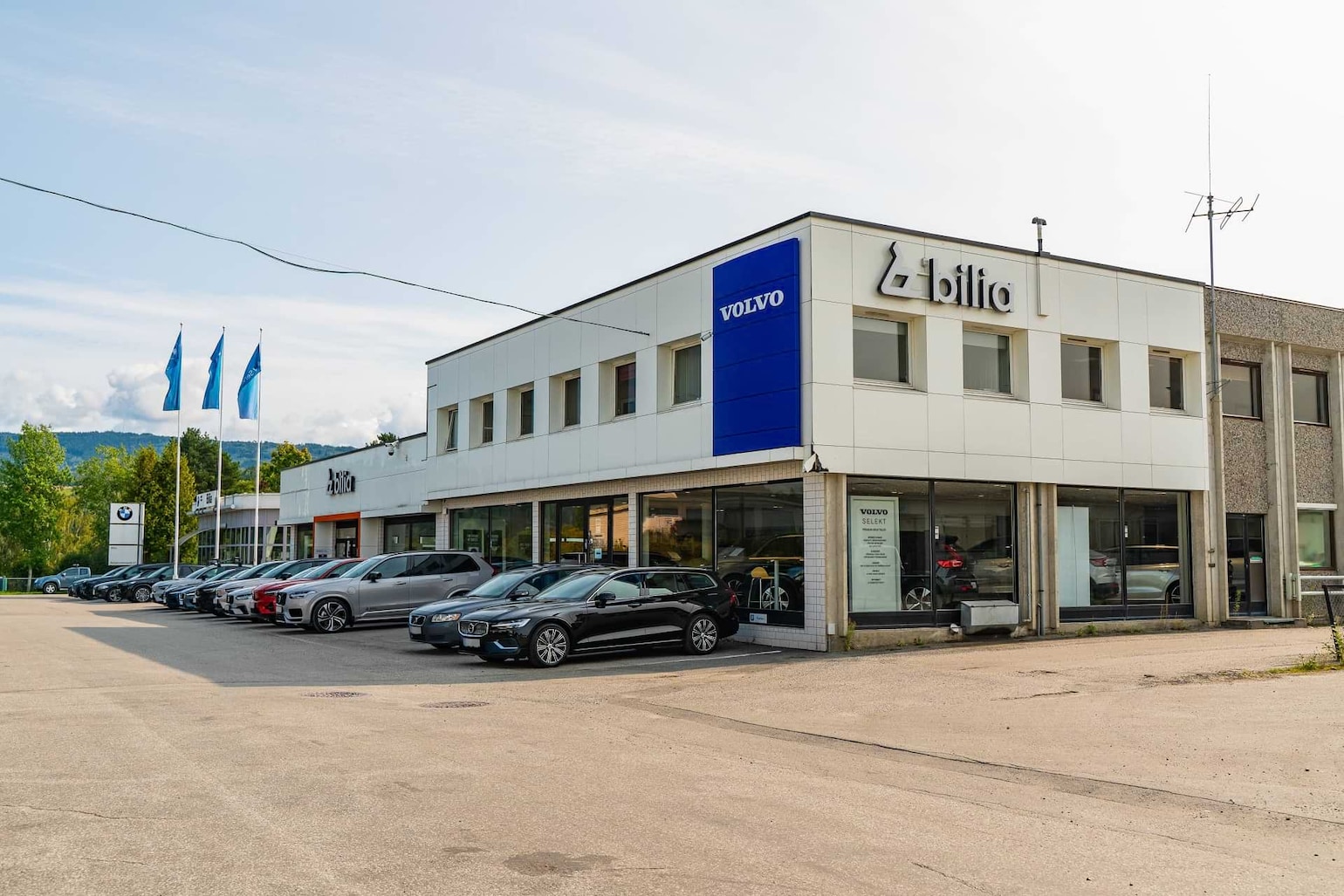 Bilia Volvo Hønefoss Fasade