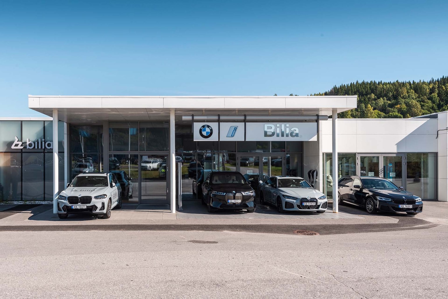Bilia Kongsvinger - BMW - inngangsparti
