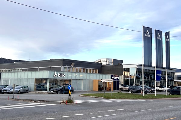 Bilia Drammen Volvo fasade