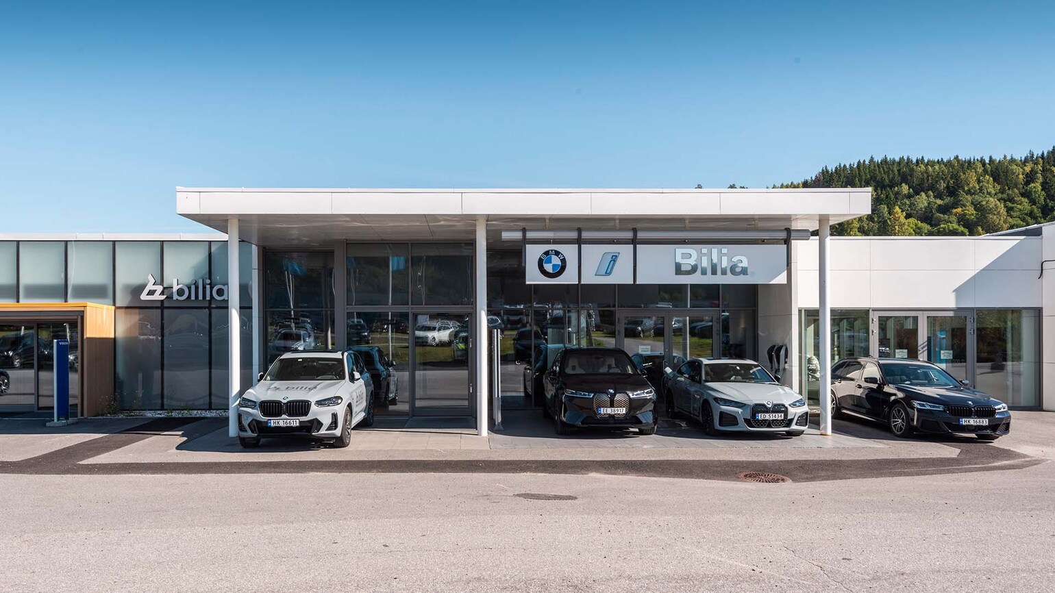 Bilia Kongsvinger BMW fasade
