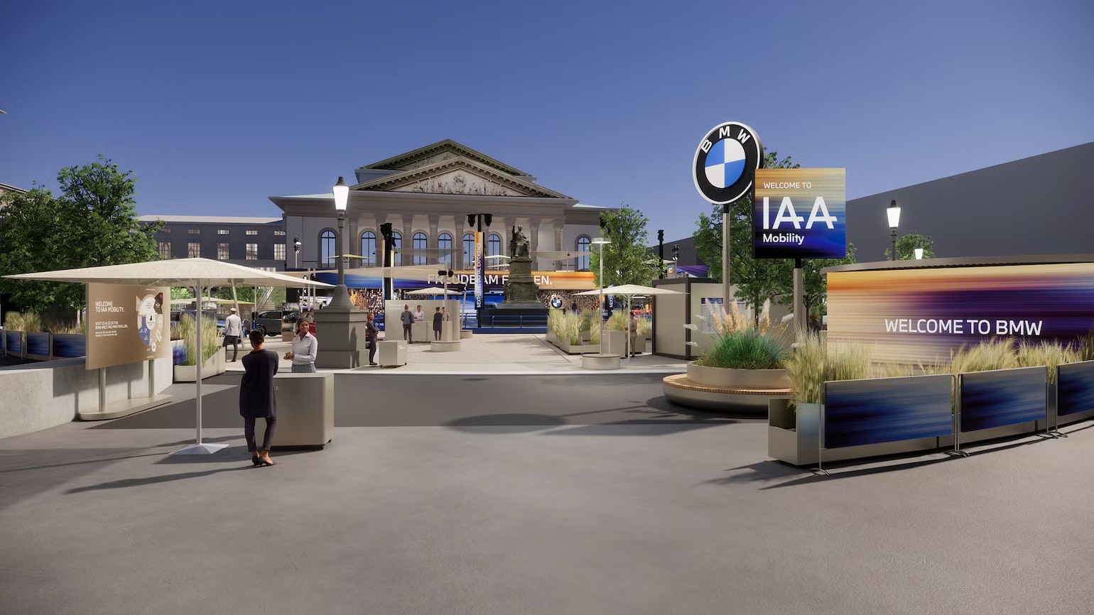 BMW iX3 på IAA Mobility 2025