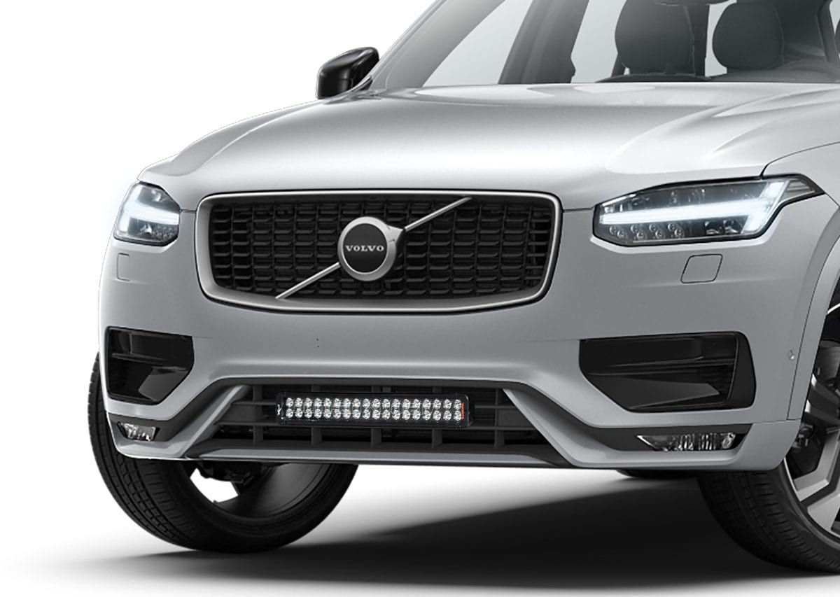 Bilde av en Volvo XC90 med Vision X Xmitter Prime Black Edition Ledbar